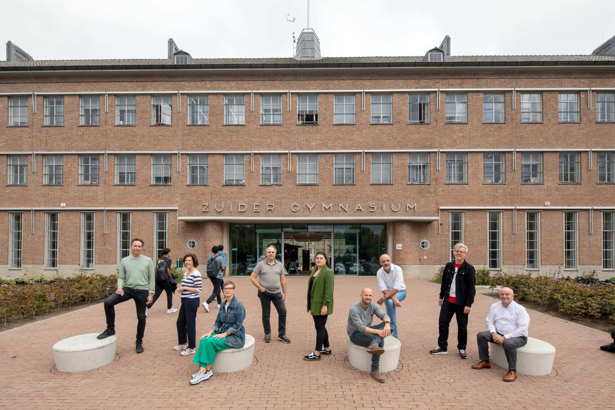 beeld van het Zuidergymnasium